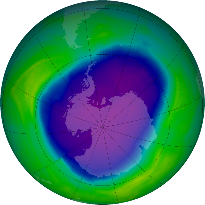 Ozone Map 1998-10-13